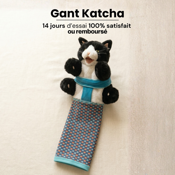 Katcha — Le Gant anti ennui pour Chat